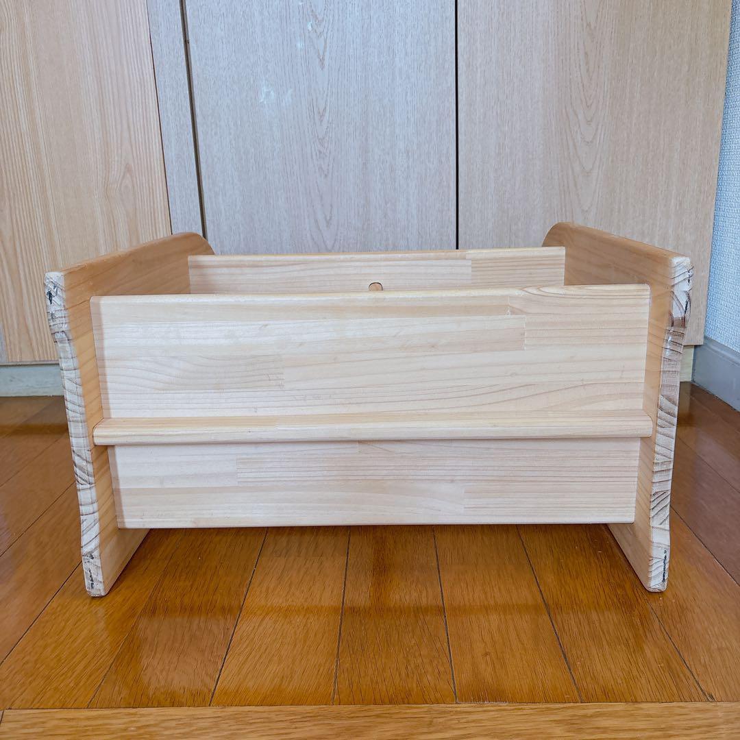 絵本棚② 木遊舎 MOKUYUSYA 無塗装 天然木 パイン材