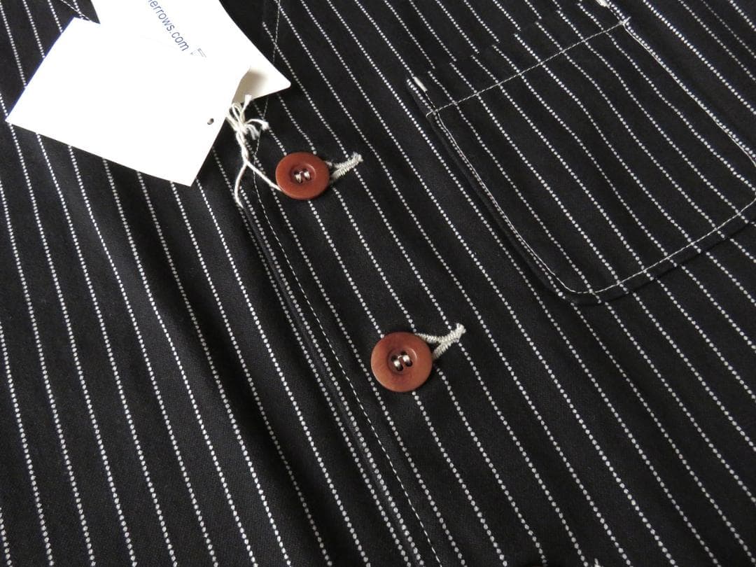 フェローズ PV1-W ブラックウォバッシュ 42 ワークベスト 日本製