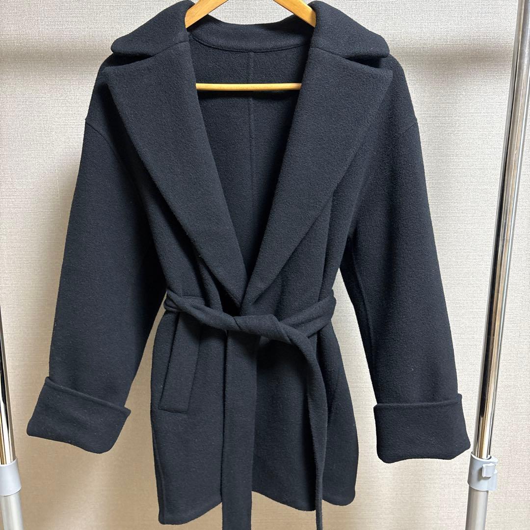 【Arpege story】ミドル丈テーラーリバーコート 2023AW