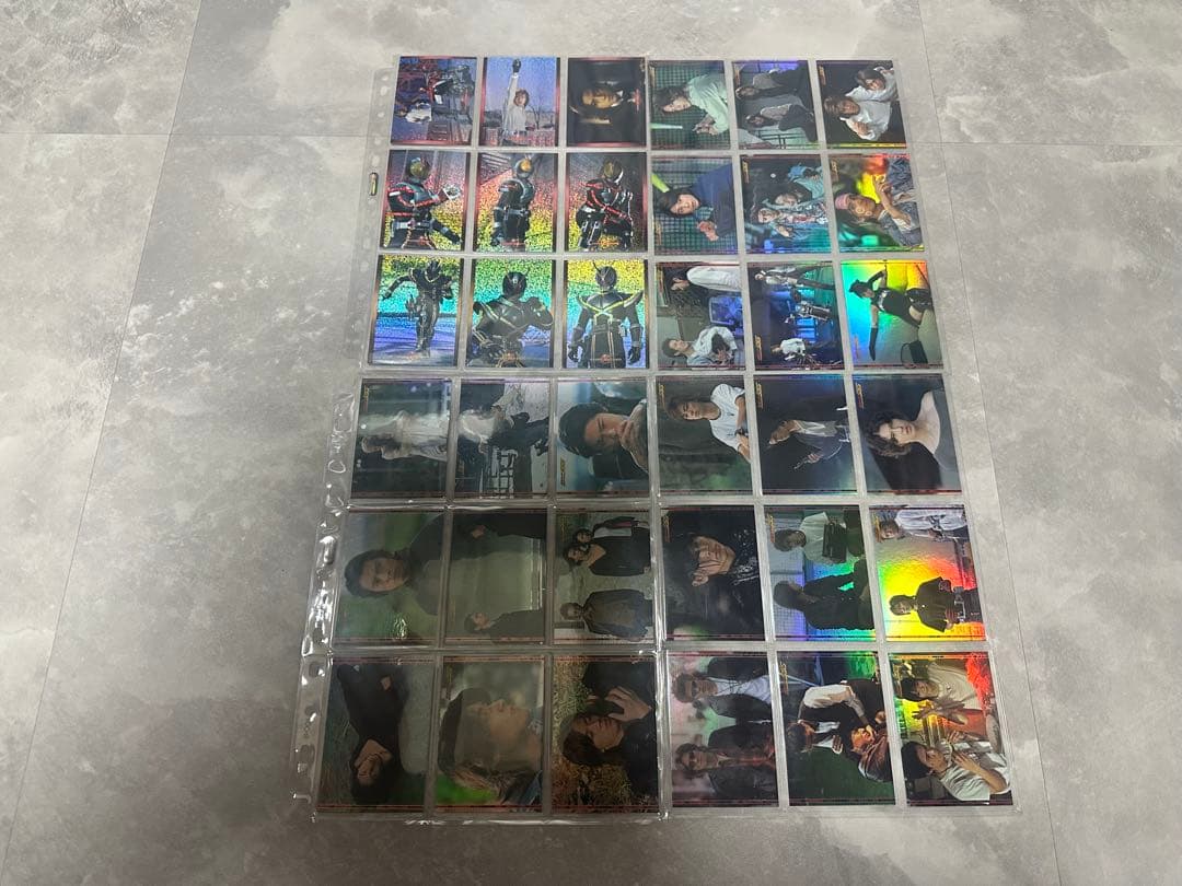 仮面ライダー555トレーディングカードTV版フルセット木場勇治役直筆サインカード