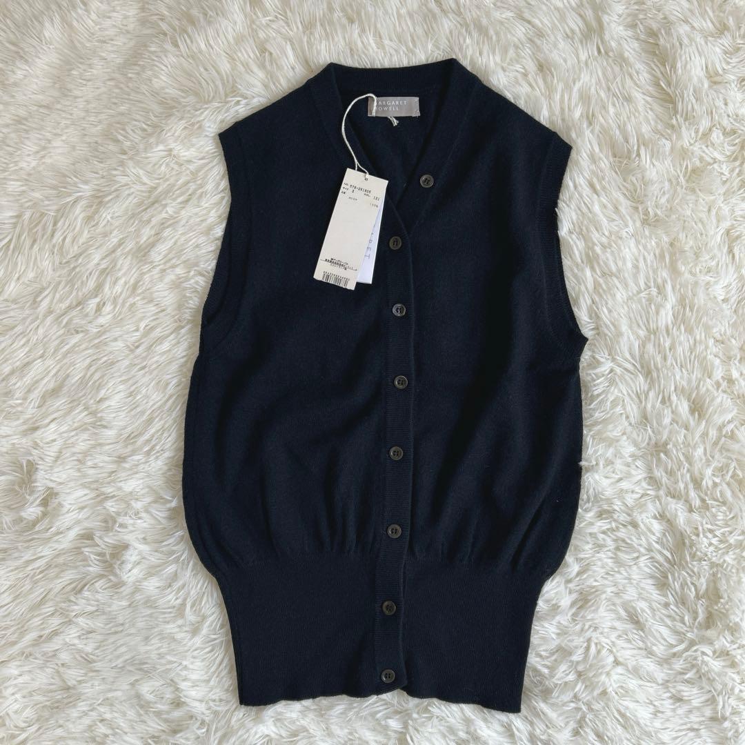 ✨タグ付き未使用✨マーガレットハウエル カシミヤ100% ニットベスト 2way