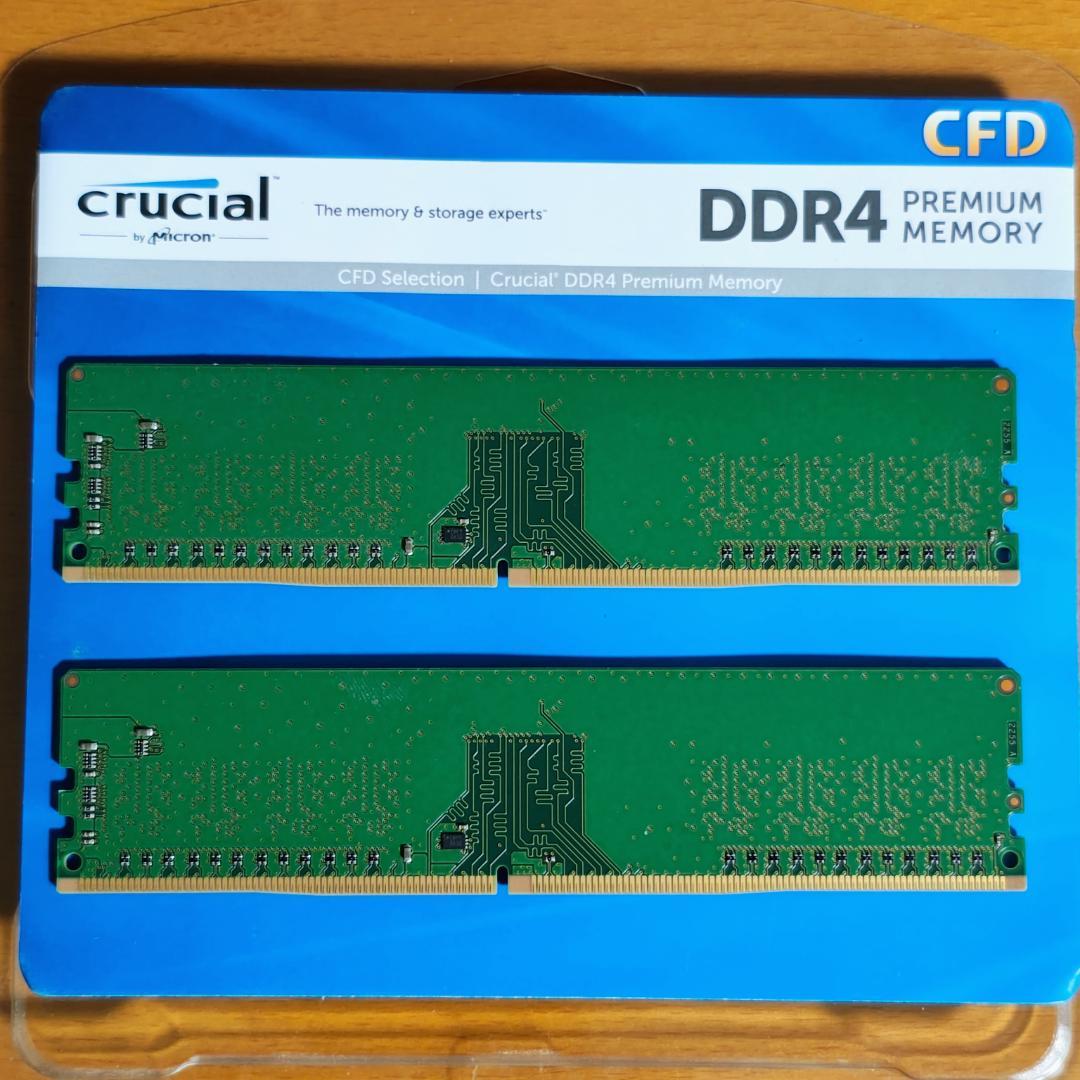 crucial DDR4 3200 16GB(8GB×2枚) W4U3200CM