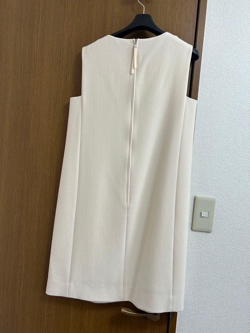 フォクシーブティック 37794 ワンピース 40 オフホワイト　ウール シルク