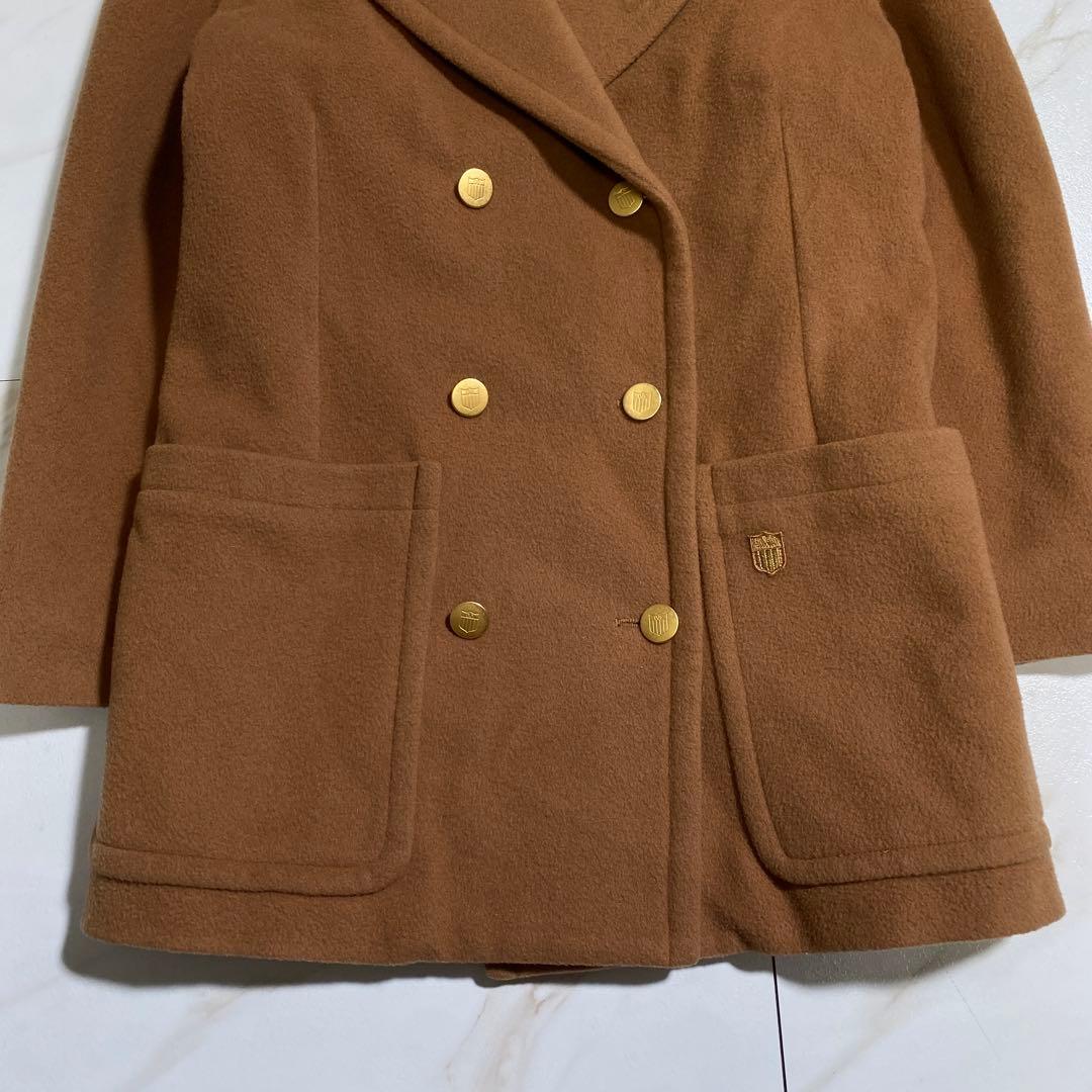 希少♡VALENTINO カシミヤ ダブルフェイスジャケットコート 金ボタン