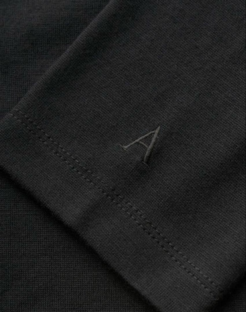 佐藤健【ABYTS】 HIGH NECK WOOL CUT-SEW