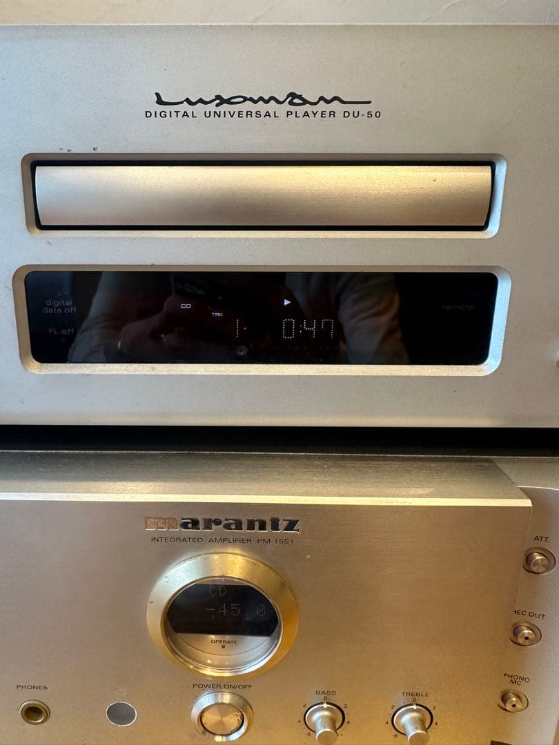 Marantz AVアンプ PM-15S1 & LUXMAN DU-50