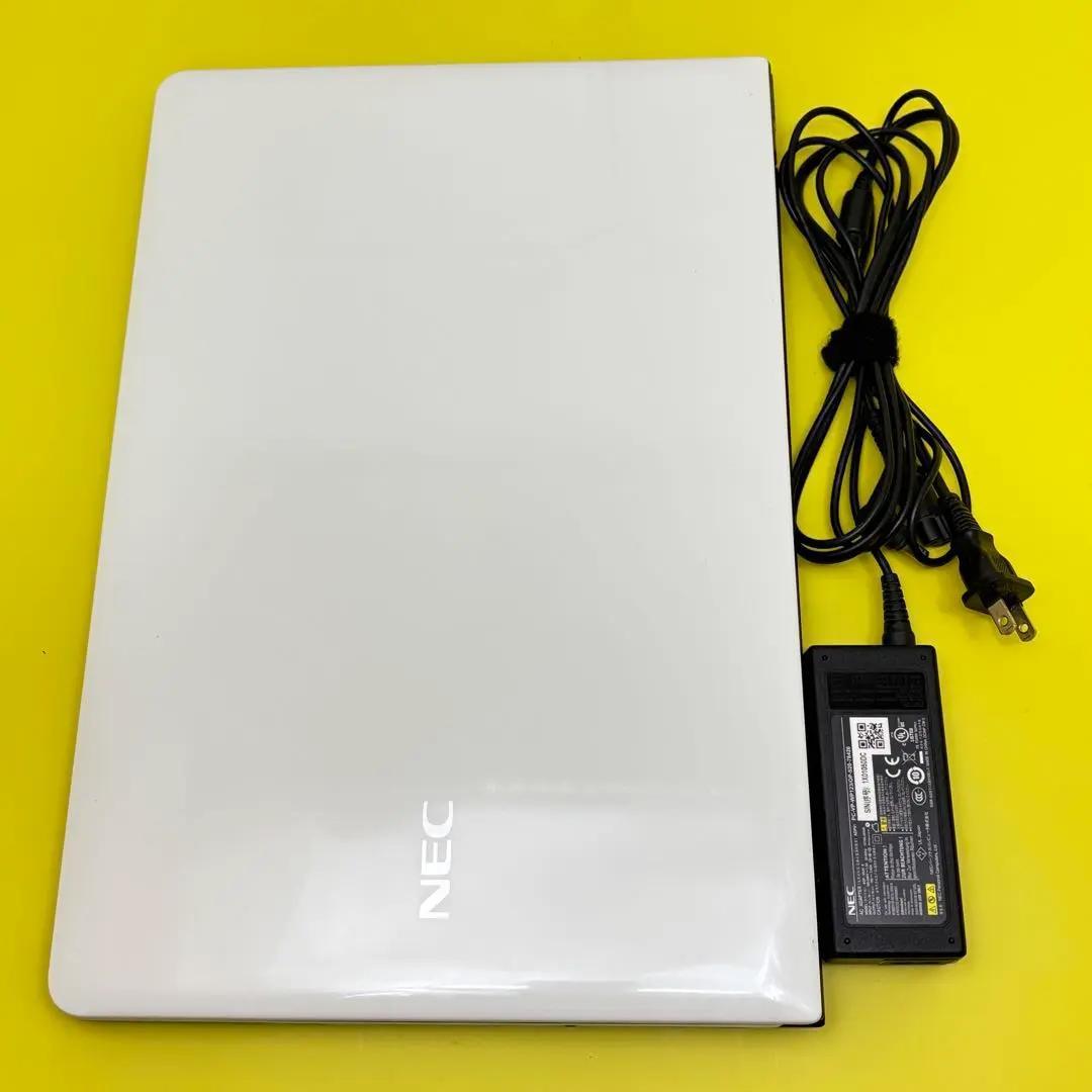 【Office2021付】メモリ8GB！NEC★11Pro★高性能ノートPC