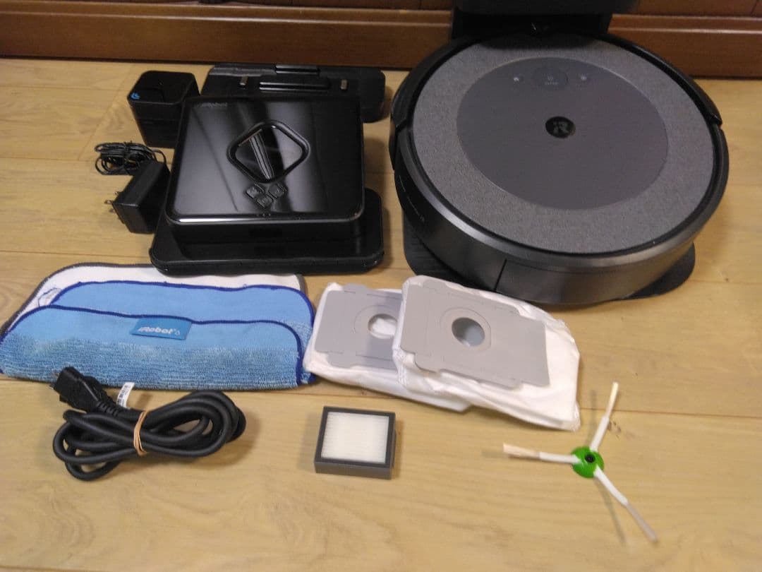 【使用495時間　掃除&拭き掃除連動セット】ルンバi3+ & ブラーバ380t