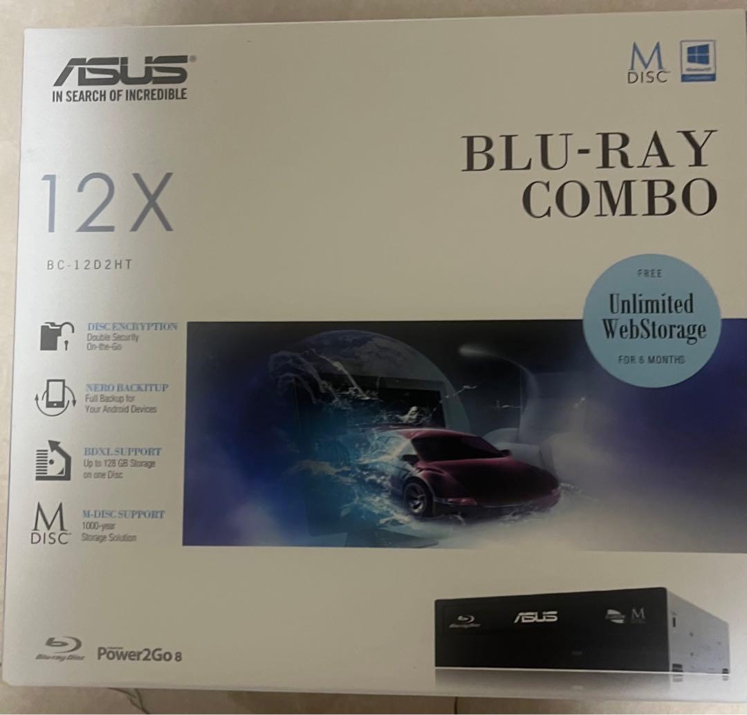 ASUS BC-12D2HT ブルーレイコンボ