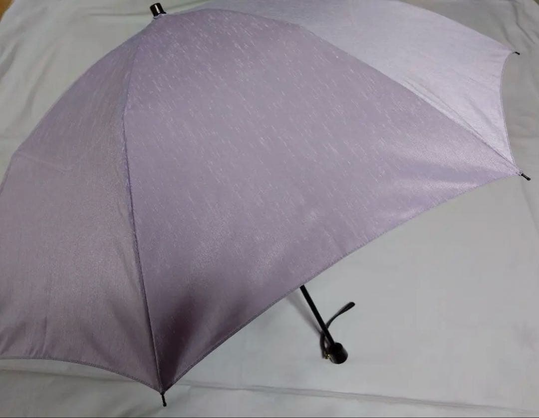 【新品】前原光榮商店　 日傘　晴雨兼用　折り畳み傘　パープル　シャンタン地