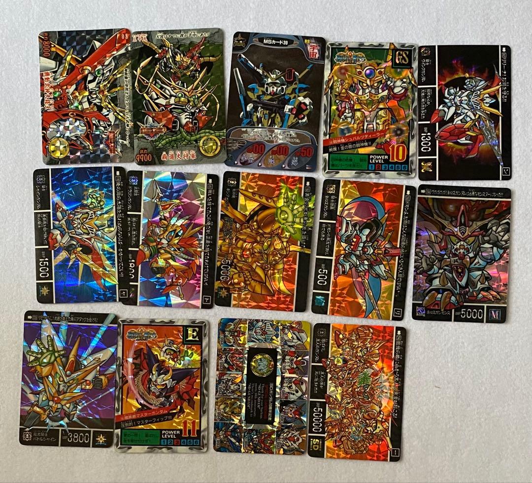 ガンダム　カード　レア　SDガンダム バンダイ　機動戦士ガンダム　カードダス