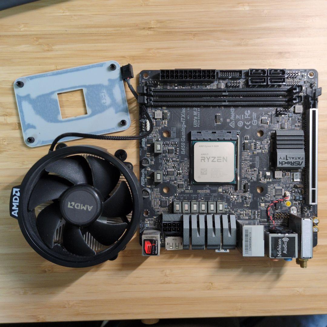 AMD Ryzen 5 3600＋B450 Gaming ITX(ジャンク品)