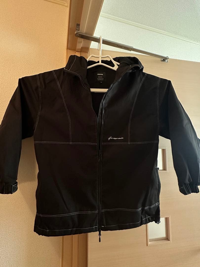 HIMANI フード付きスノーボードウェア Sサイズ ブラック