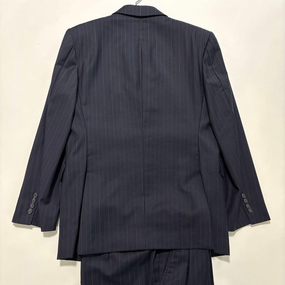 美品 エルメネジルドゼニア スーツ セットアップ Mサイズ相当 ネイビー