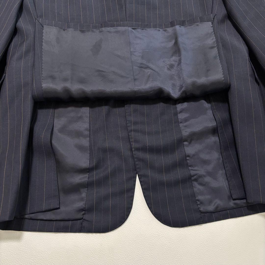 美品 エルメネジルドゼニア スーツ セットアップ Mサイズ相当 ネイビー