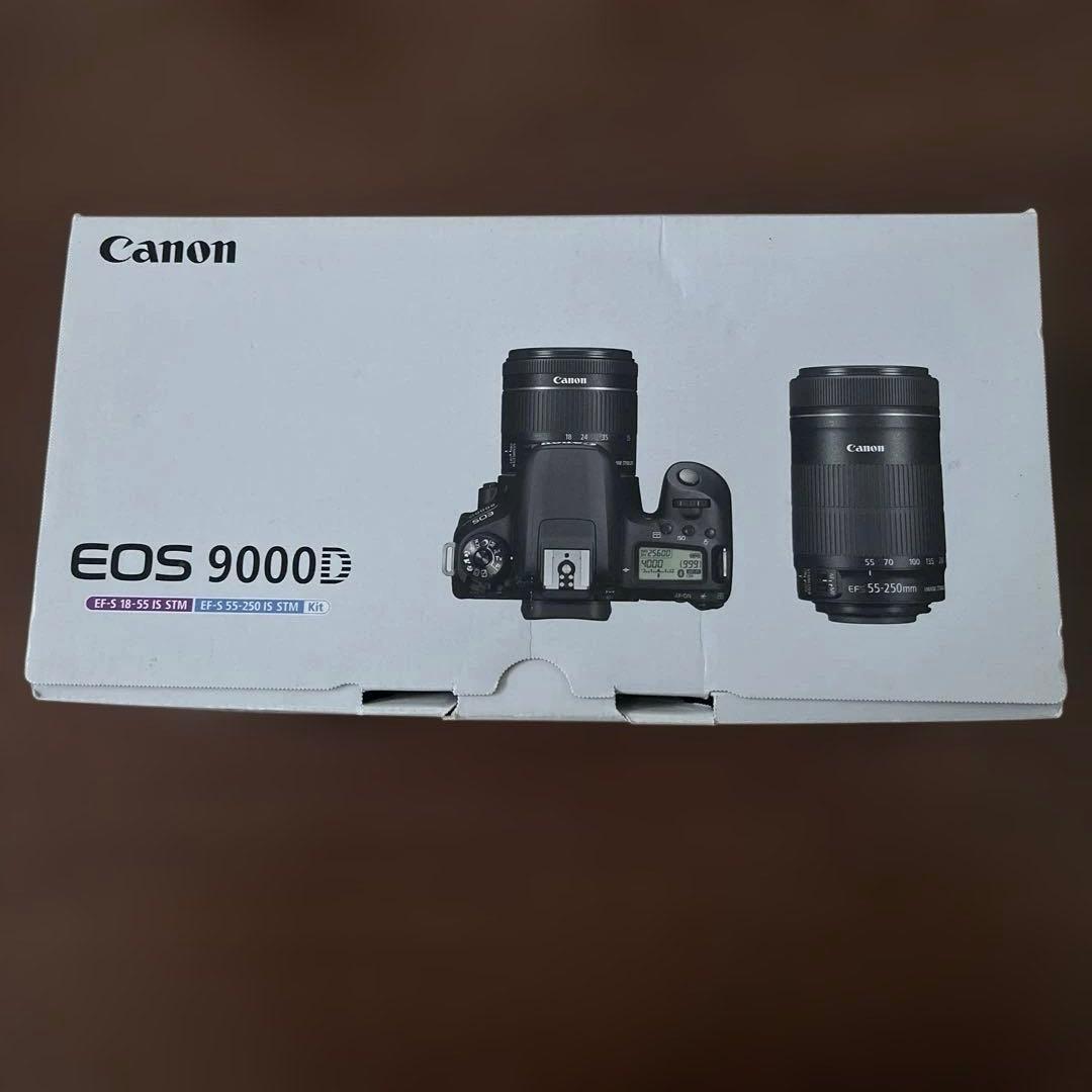Canon EOS 9000D 一眼レフカメラ レンズ2本セット箱付き