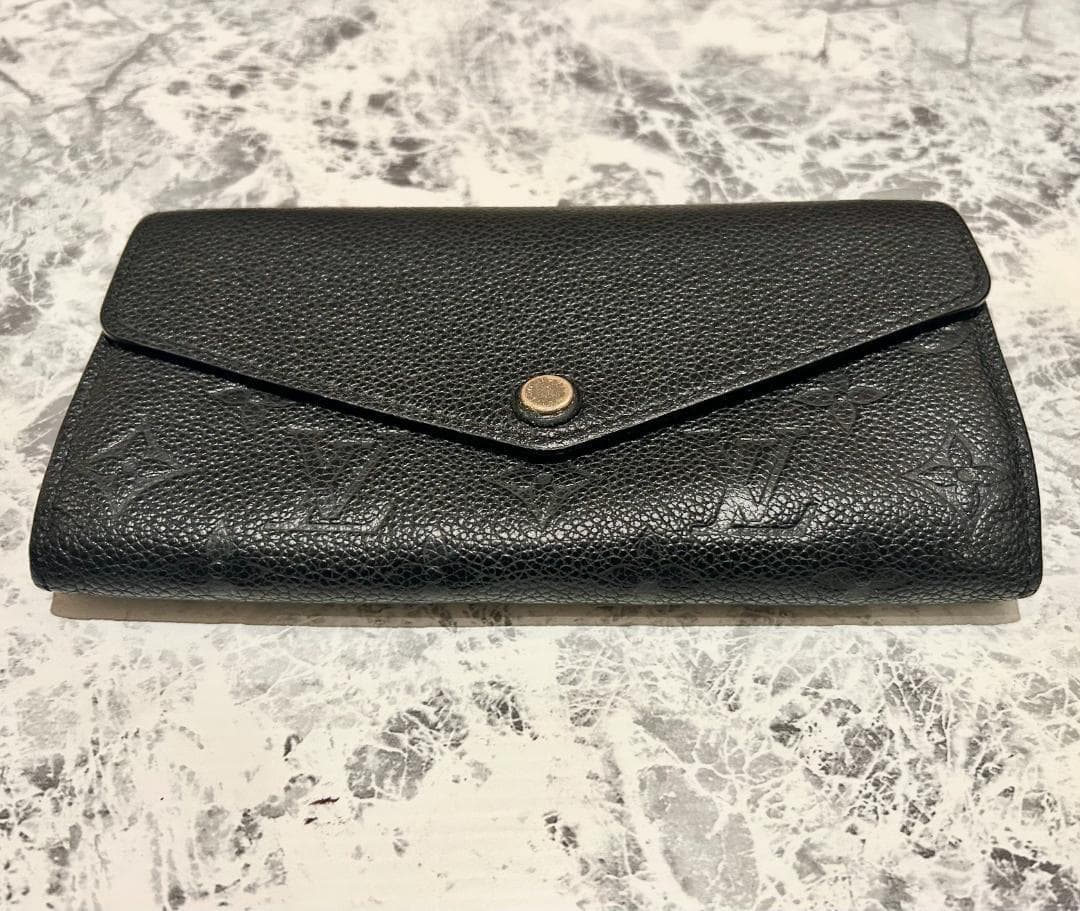 LOUIS VUITTON 財布 ポルトフォイユサラ モノグラム アンプラント