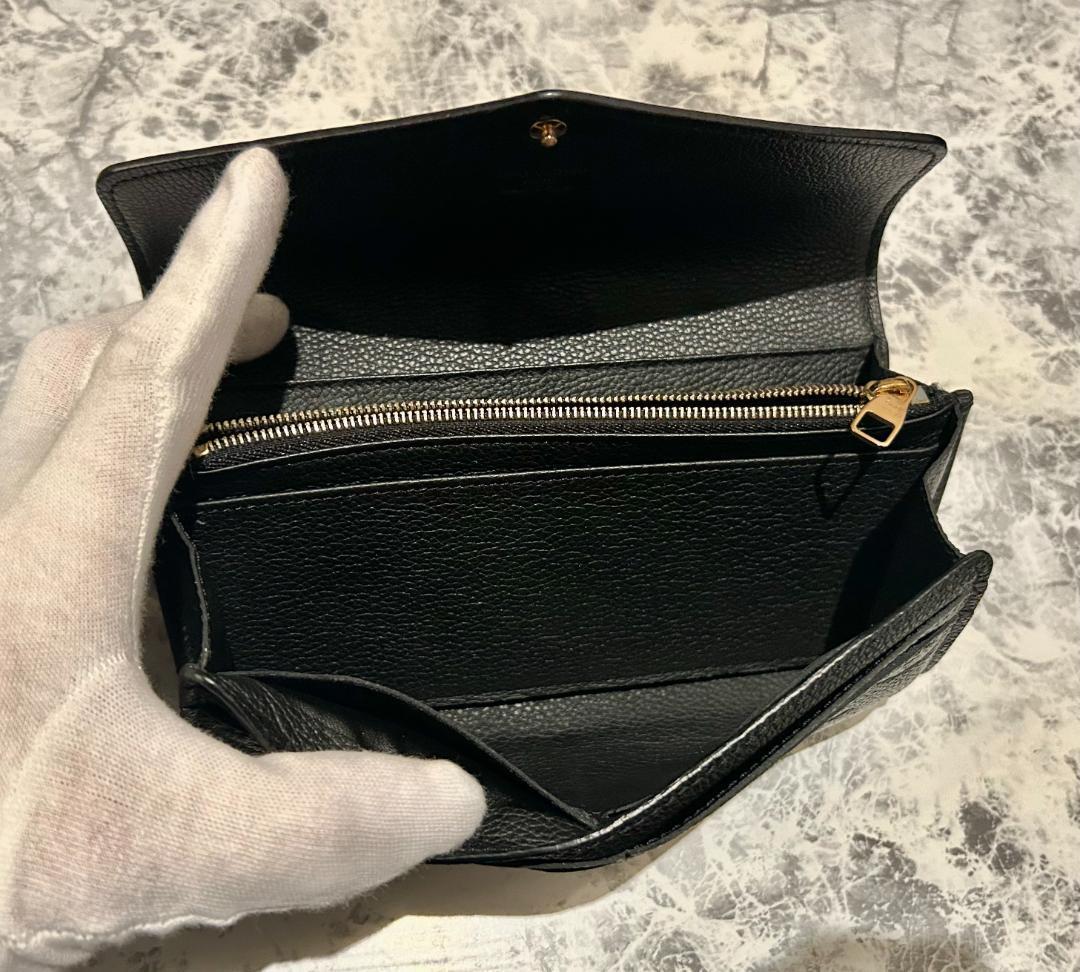 LOUIS VUITTON 財布 ポルトフォイユサラ モノグラム アンプラント