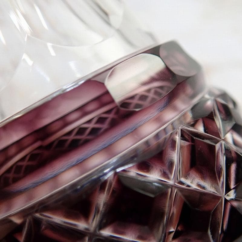 Tony_mam 様RU-6020　創作　島津　薩摩切子　色被せガラス