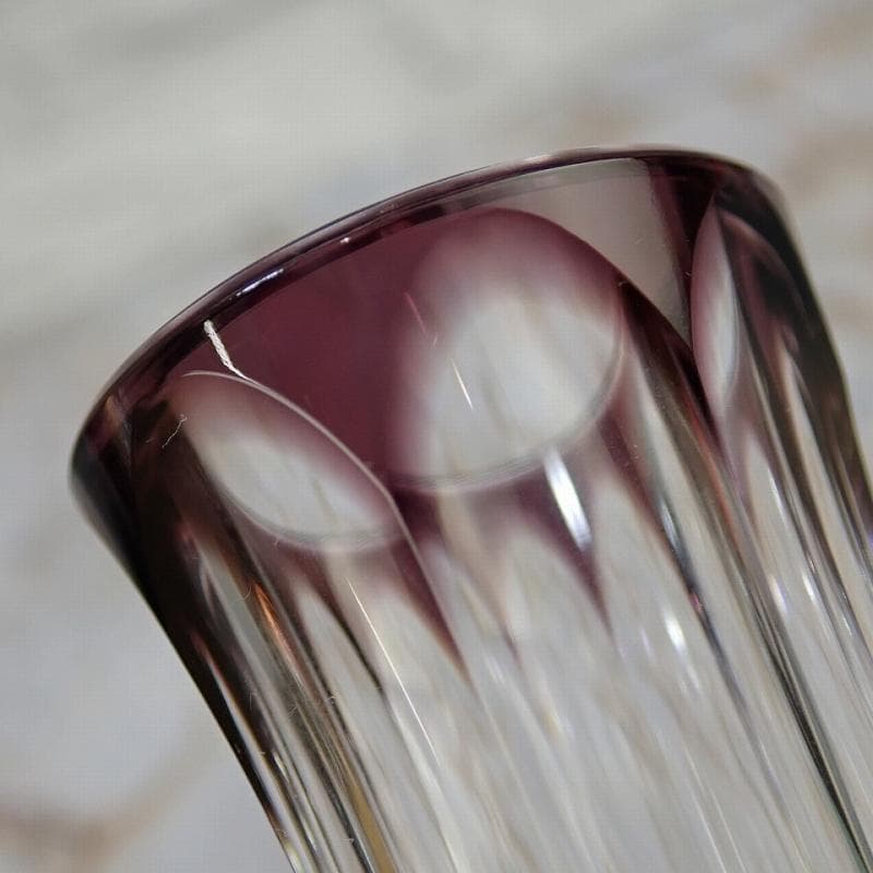 Tony_mam 様RU-6020　創作　島津　薩摩切子　色被せガラス