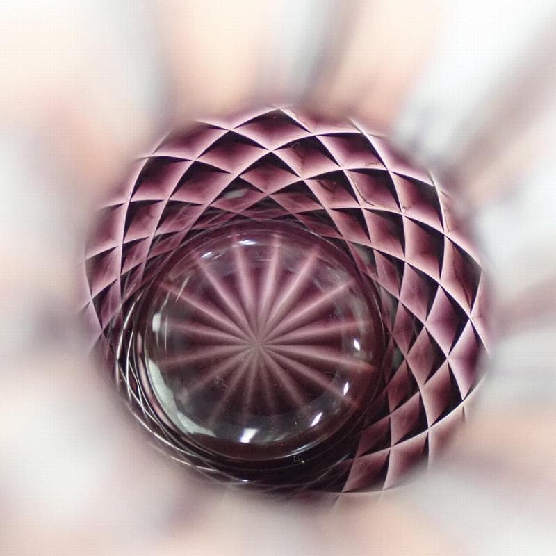 Tony_mam 様RU-6020　創作　島津　薩摩切子　色被せガラス