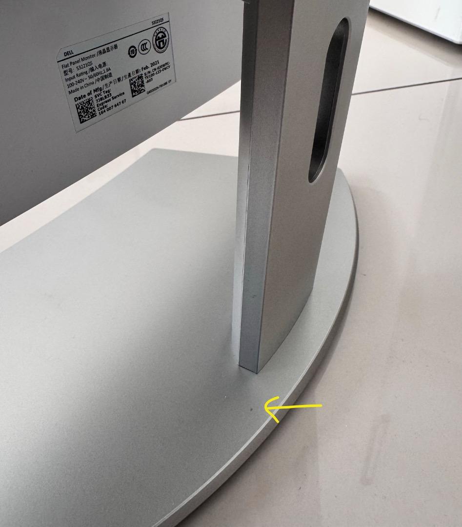 DELL 曲面モニター S3221QS