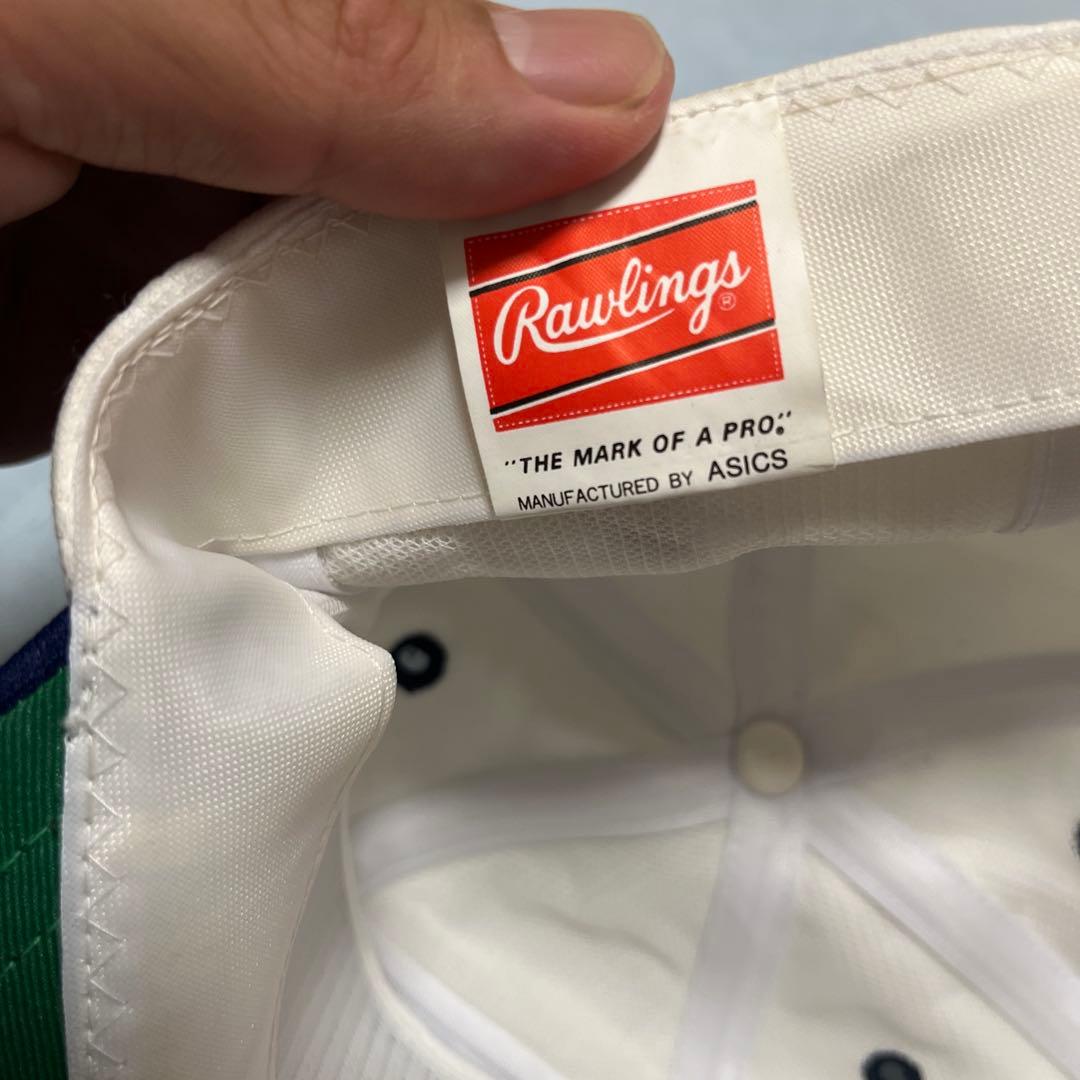 大洋ホエールズ 横浜マリンブルー 10周年記念キャップ 帽子　Rawlings