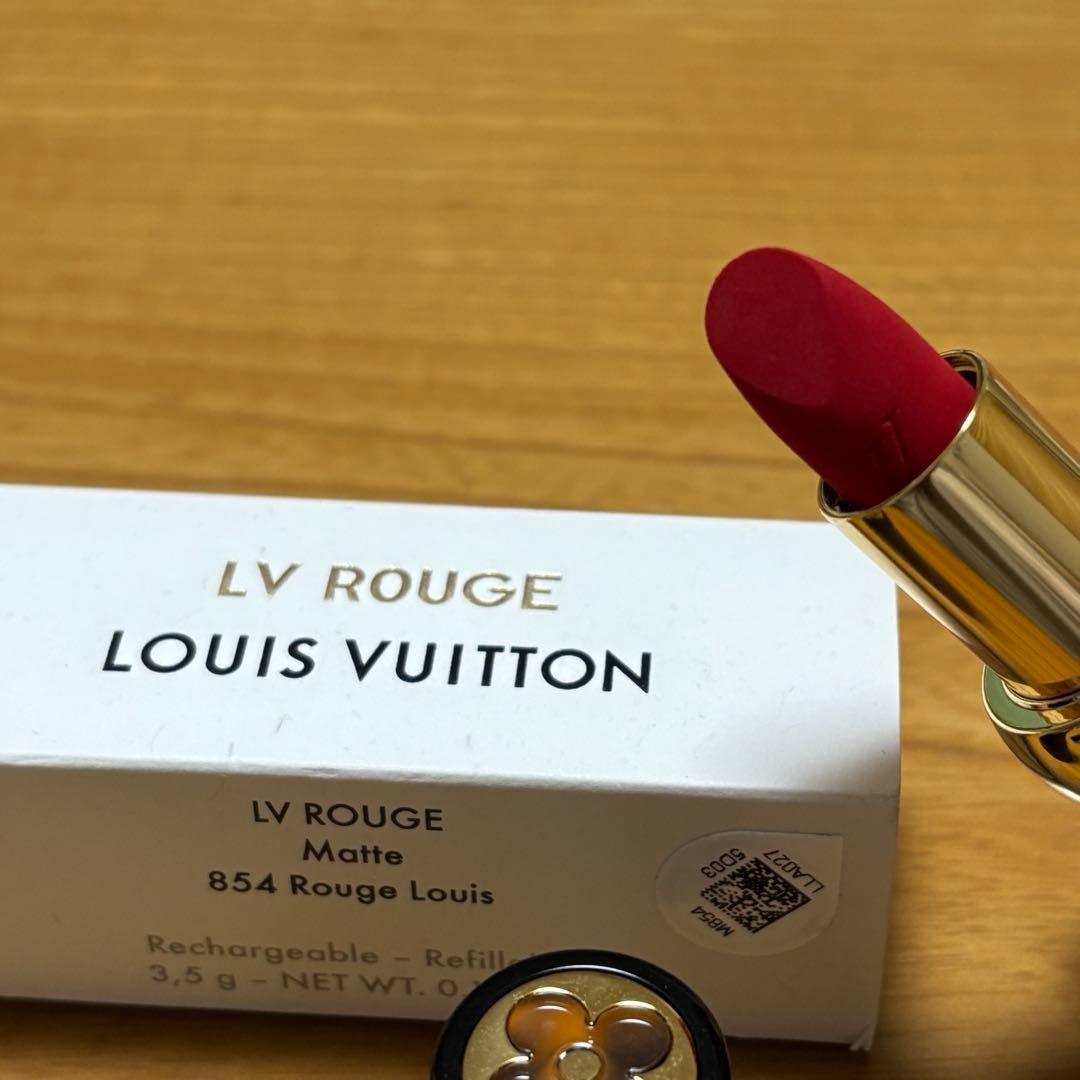 LV ルージュ　マット　リップスティック　ルージュルイ　口紅　コスメ