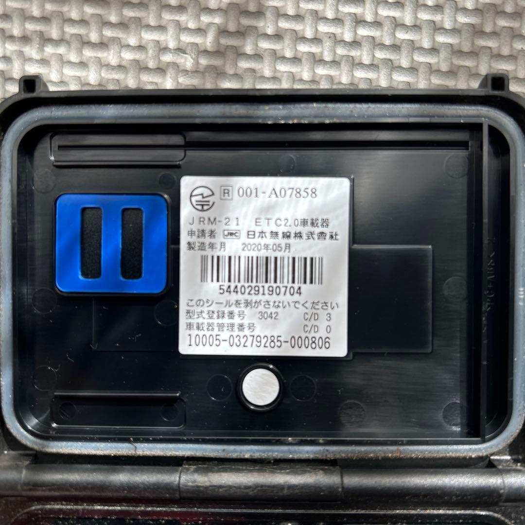 ETC車載器JRM-21、2020年製544029190704