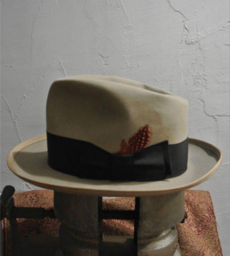 帽子 VINTAGE KNOX Premier 7 1/2 60cm