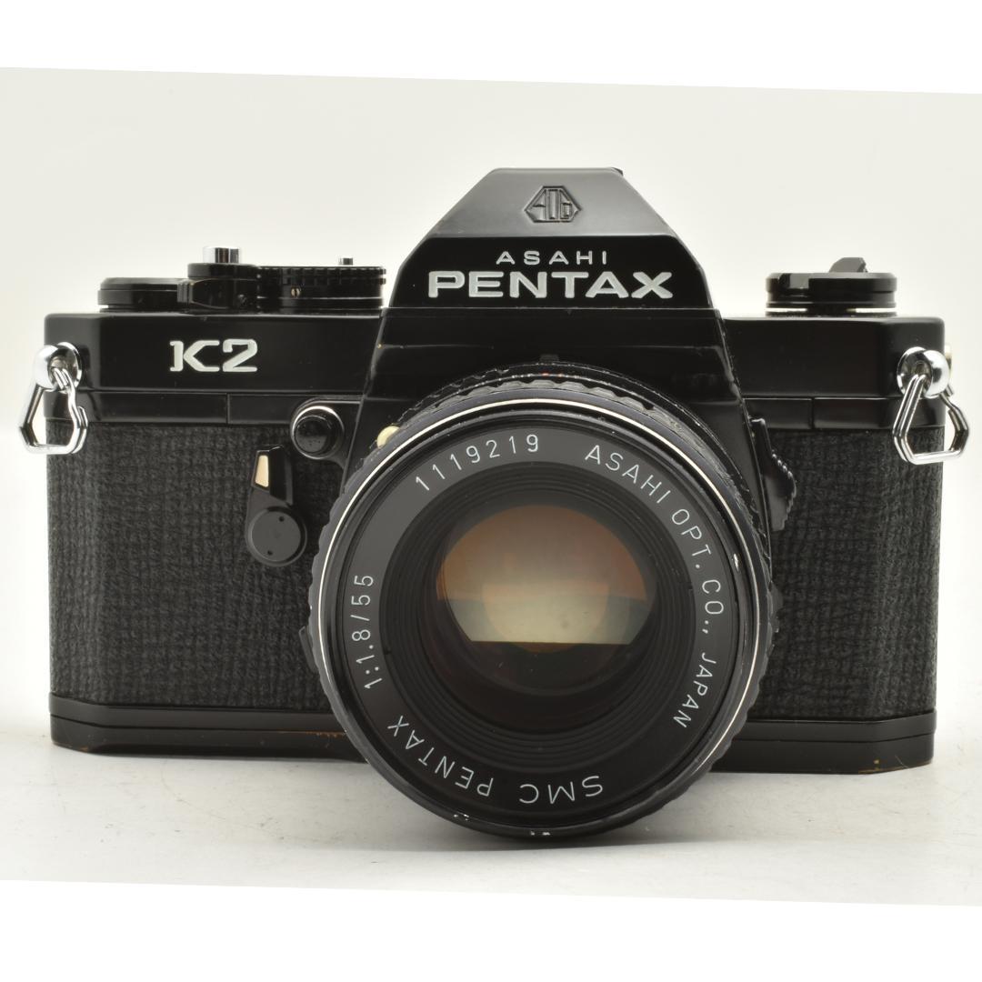 整備済 ASAHI PENTAX K2 ブラック 55mm F1.8 露出計OK