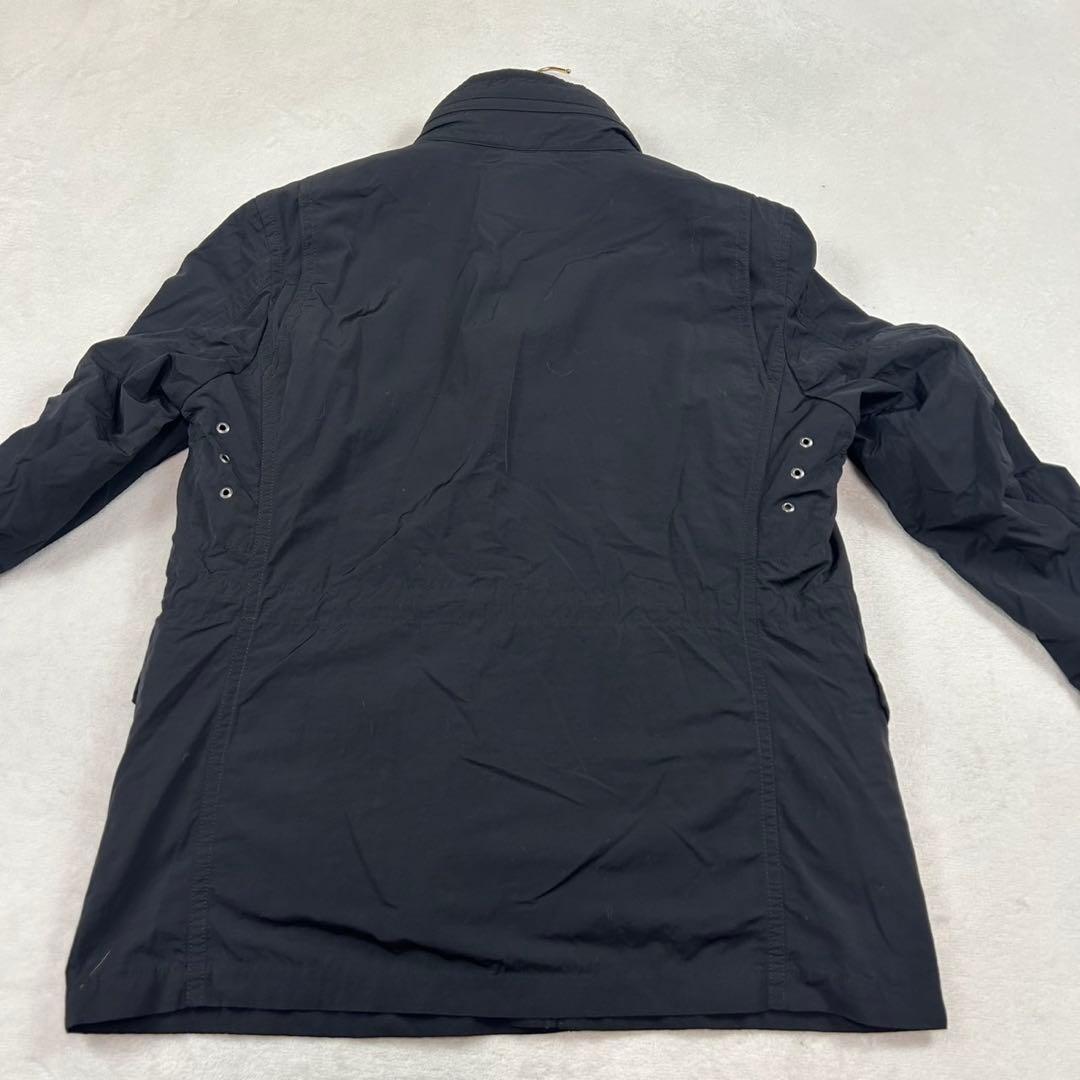 J179 M バーバリーロンドン モッズコート ブラック メンズ