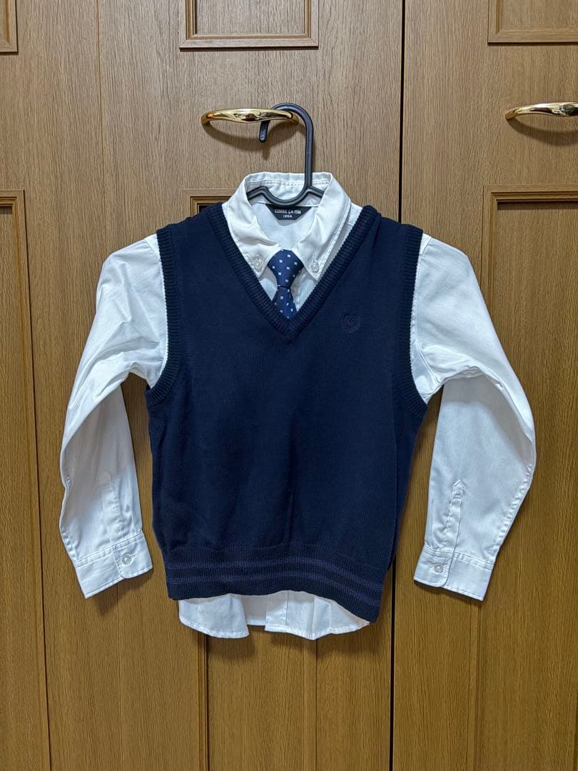 コムサイズム　男の子　スーツ　120cm 卒園式　入園式　長ズボン　5点セット