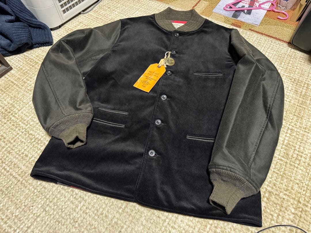 シュガーケーン / コーデュロイ &モールスキン/コンビジャケットsize40