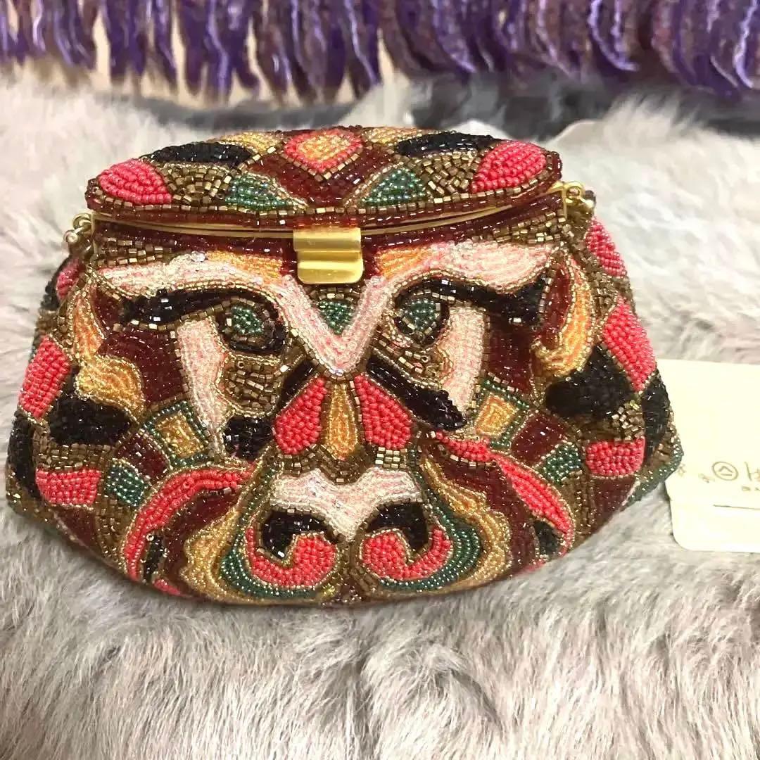 ｛皇室御用達ルミーはしもと｝ 高級ビーズバッグ