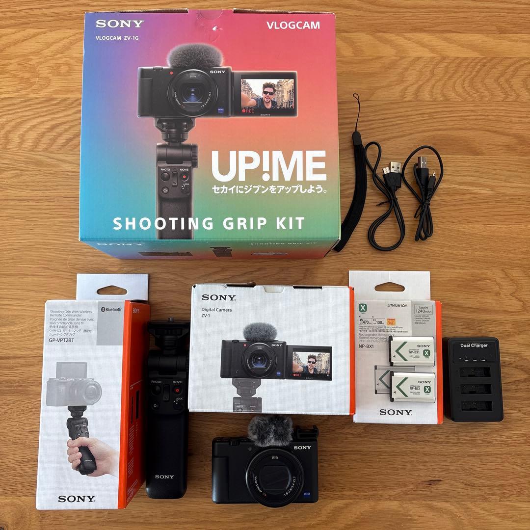 SONY VLOGCAM ZV-1 シューティンググリップキット ZV-1G