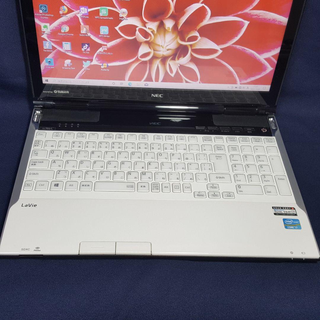 NEC/新品SSD512G/メモリ8G/CORE-i7/最新Win11/オフィス