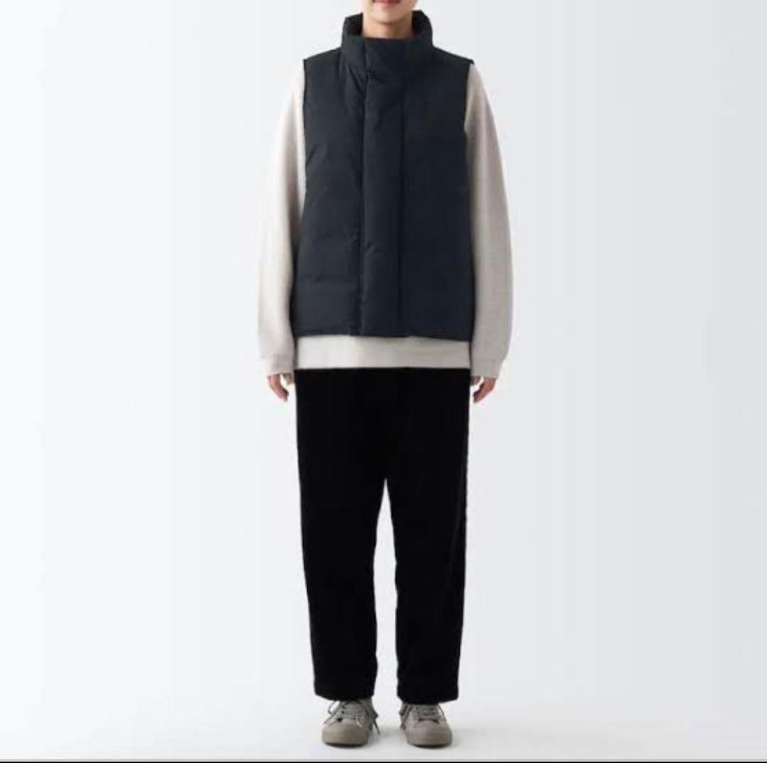 MUJI Labo ムジラボ ダウンベスト黒 ブラック L〜XLサイズ