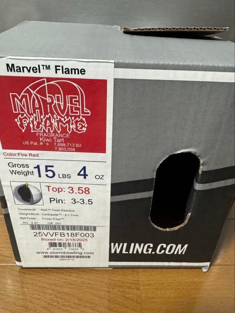 STORM MARVEL FLAME ボウリングボール　新品　送料込み
