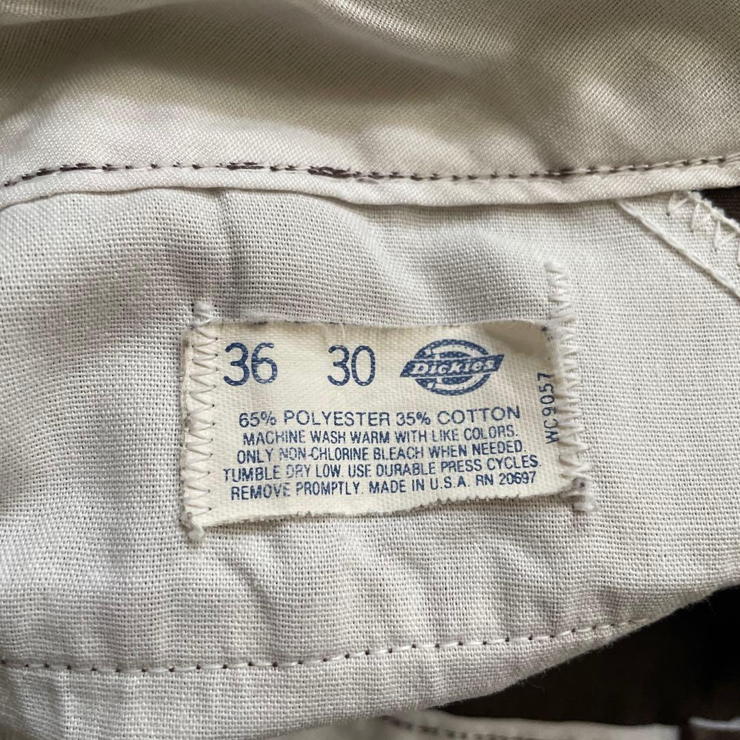 80s Dickies 874 チビタグ USA製 股ガゼット ゴールデンサイズ