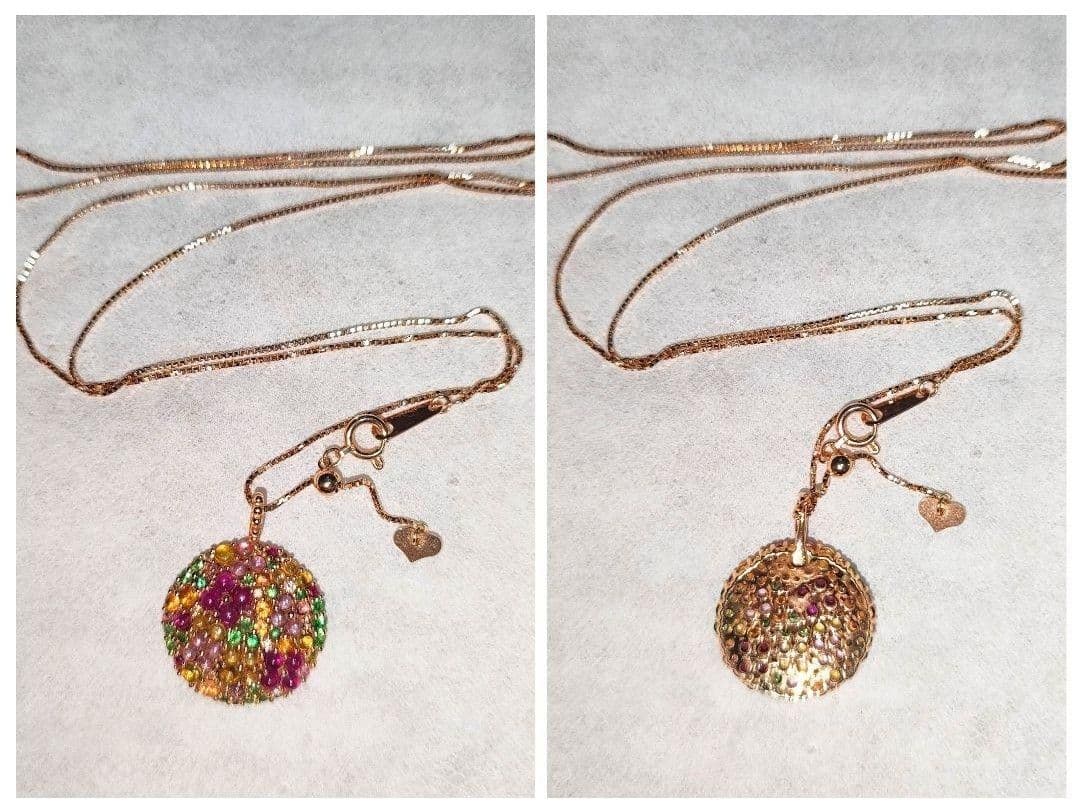 希少 極美品 エトロ ツイード 金ボタン ジャケット M ネックレス付