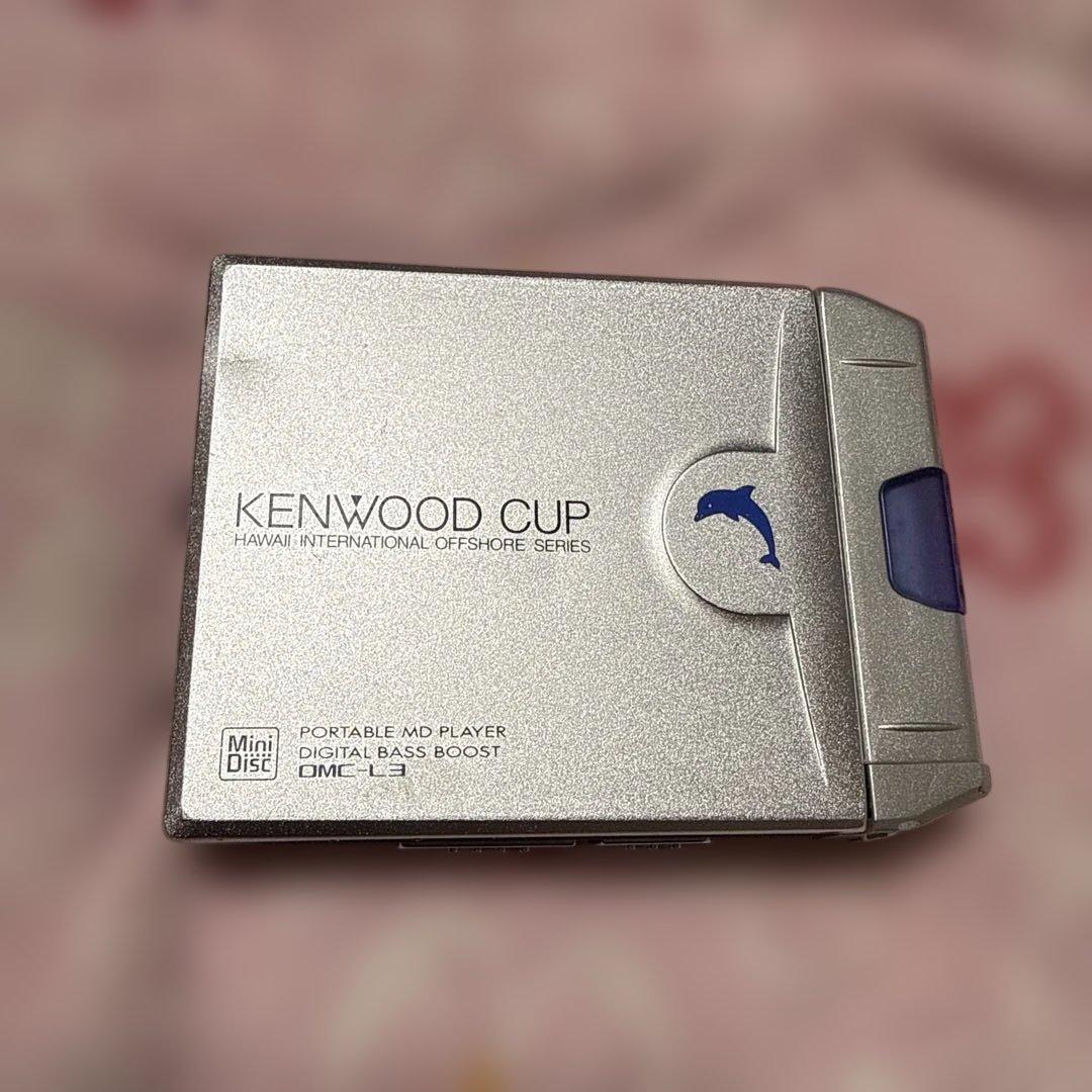 超希少 動作品 KENWOOD CUP OMC-L3 ポータブルMDプレーヤー
