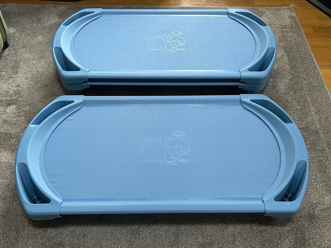 新品　午睡用ベッド　お昼寝コット　保育園　エンジェル社スペースライン　3台