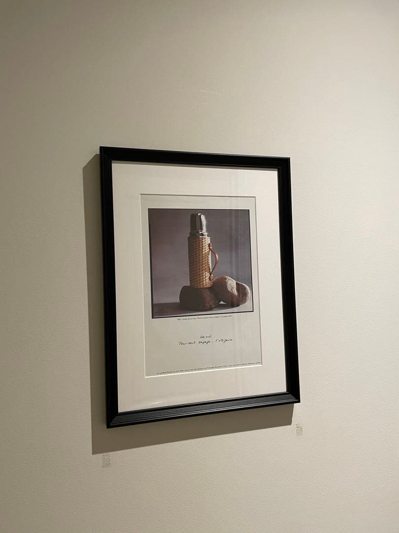 エルメスHERMESアンティークビンテージ（ヴィンテージ ）広告アドポスター額付