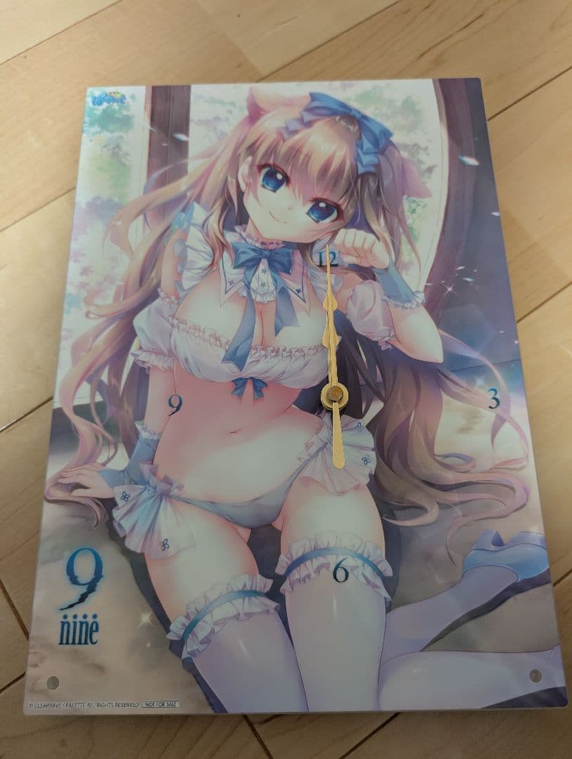 ぱれっと 9-nine- 全年齢 PC版 新品未開封品+特典アクリルクロック