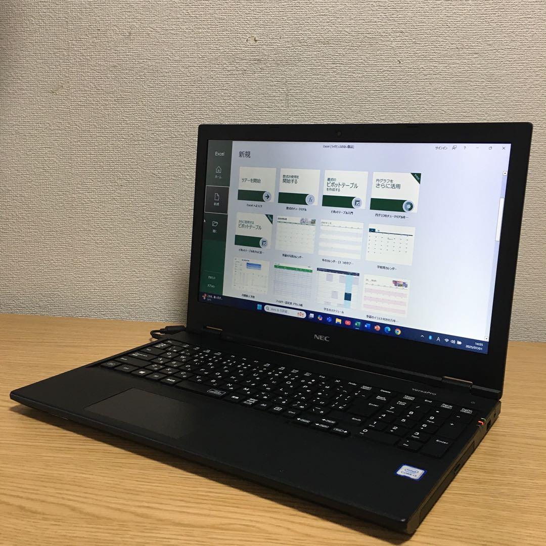 NEC VersaPro Win11 8世代i3 8Gメモリ SSD 15.6’