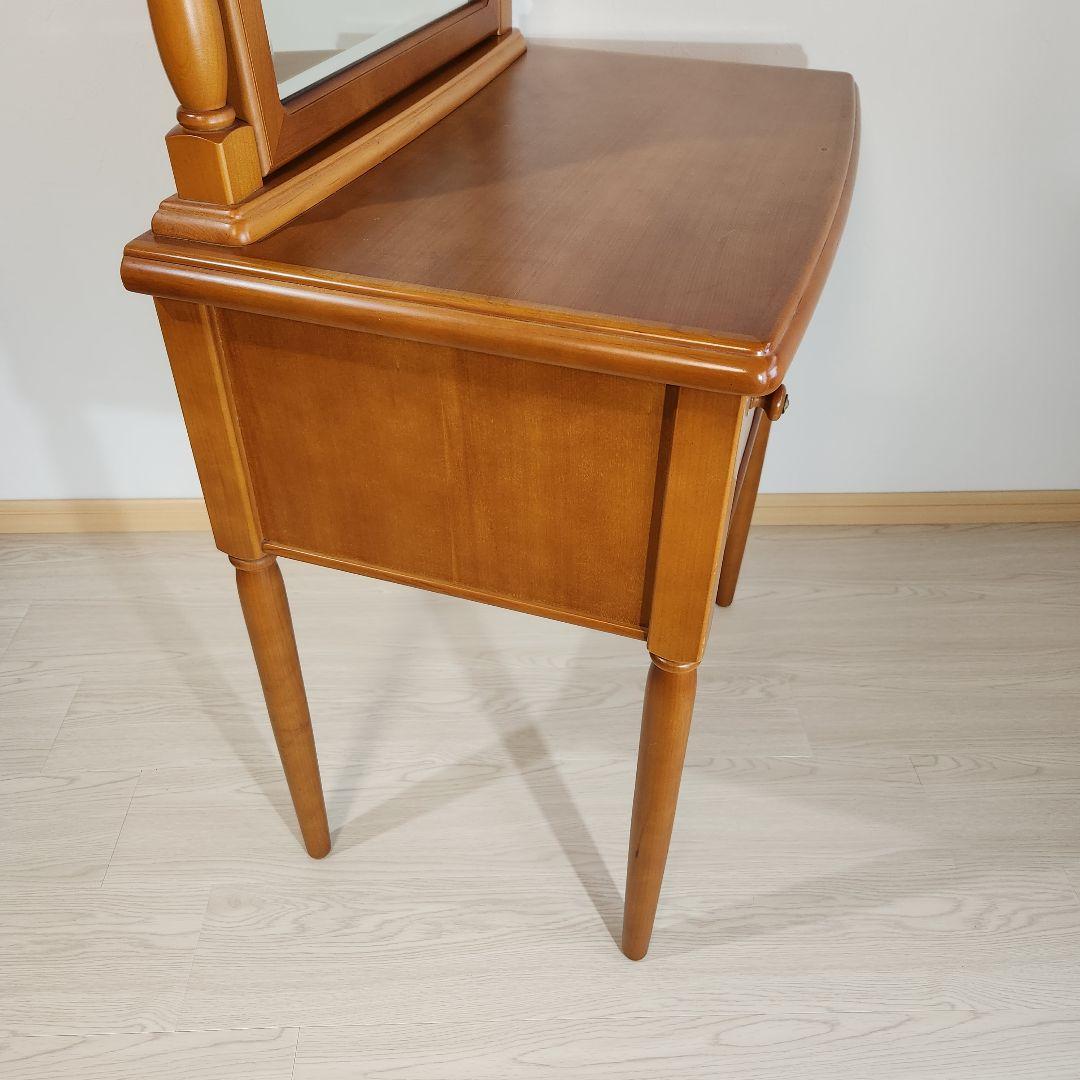 マルニ木工 maruni アンティーク ドレッサー 鏡台 椅子付き 本州送料込み