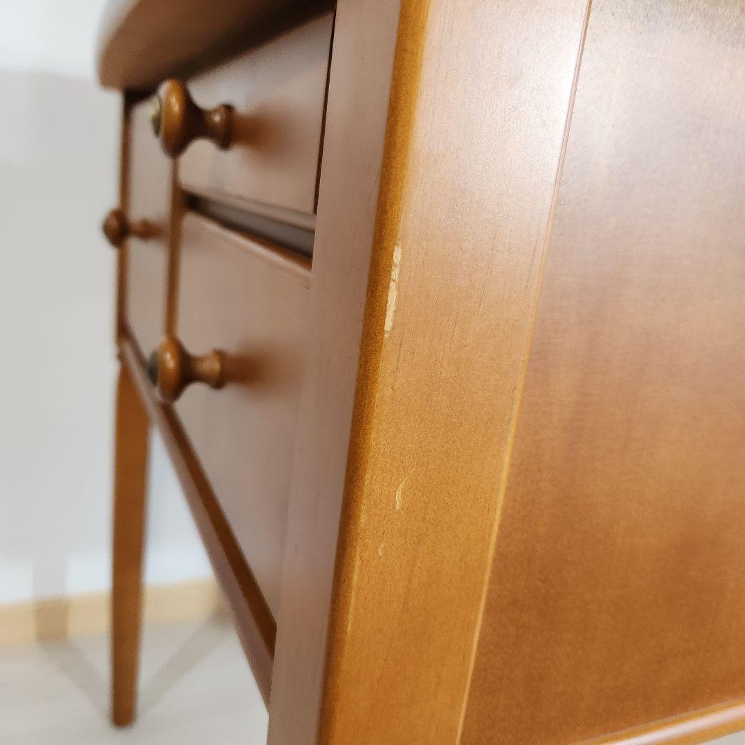 マルニ木工 maruni アンティーク ドレッサー 鏡台 椅子付き 本州送料込み