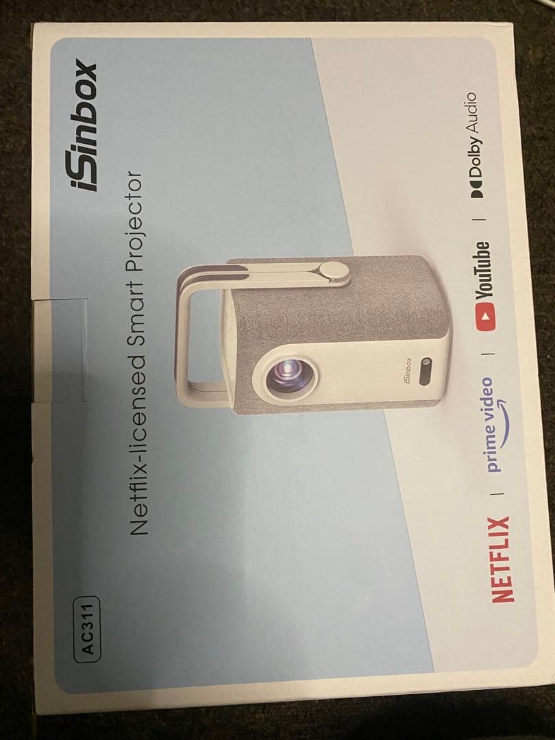 プロジェクター 家庭用 小型 Netflix公式アプリ内蔵 1000ANSI