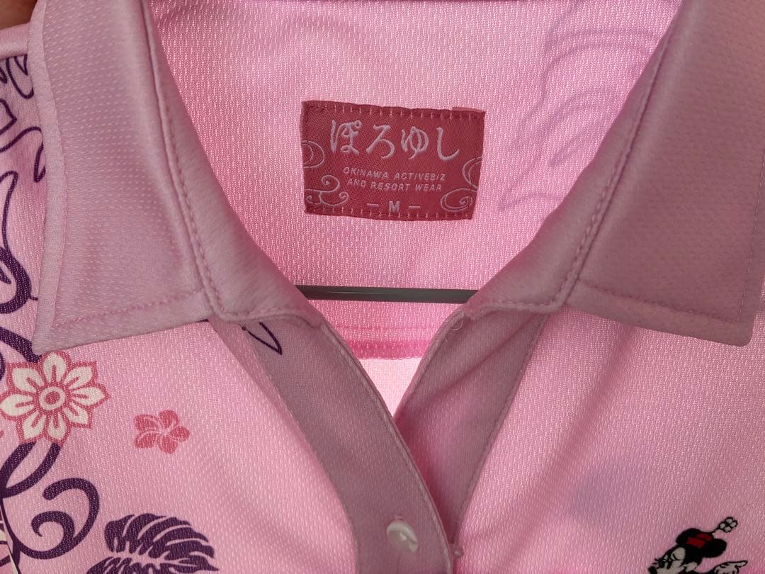 《新品未使用》沖縄限定　ぽろゆし　かりゆしウェア　ディズニー　ピンク